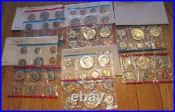 1968 to 2004 Mint Sets U. S. Mint 35 Sets P And D Mint Set Uncirculated COA Box
