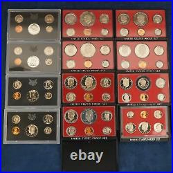 1969-1992 US Mint Complete Proof Set Run Free Shipping USA