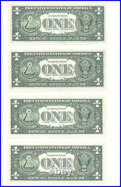 1969b $1 Complete District Star Set, 12 Crisp & Uncirculated Banknotes 62