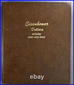 1971-1978 $1 Complete Einsenhower Bu/proof & Proof Only Set, Dansco Album, #3662