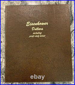 1971 1978 Complete 32 Coin Set Of Eisenhower Dollars In A Dansco Album