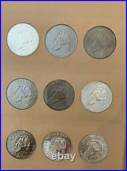 1971 1978 Complete 32 Coin Set Of Eisenhower Dollars In A Dansco Album