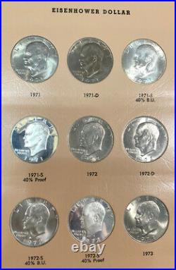 1971-1978 Complete Gem BU Eisenhower Dollar Set