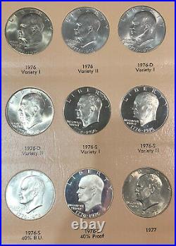 1971-1978 Complete Gem BU Eisenhower Dollar Set