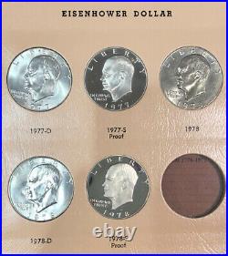 1971-1978 Complete Gem BU Eisenhower Dollar Set