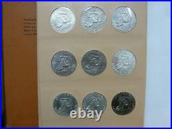 1971-1978 Complete Set-32 Coins-of Eisenhower Dollars in Dansco Album #8176