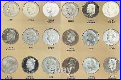 1971 1978 Complete Us Eisenhower Dollar 32 Coin Uncirculated Dansco Album Set