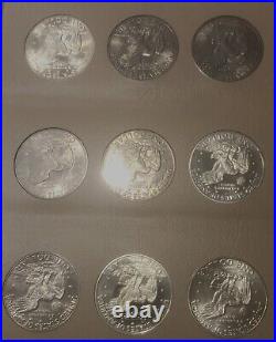 1971-1978 Eisenhower Complete set (32) Coins in Dansco Book Includes Proofs