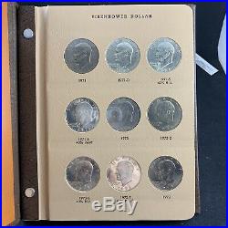 1971-1978 Eisenhower Dollar 32-Coin Complete Set Including Proof Only Dansco