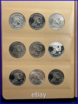 1971-1978 Eisenhower Dollar Complete Set 32 Coins Including Proofs Dansco Album