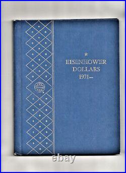 1971-1978 Eisenhower Dollar Complete Set Dansco Album