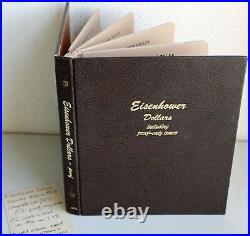 1971-1978 Eisenhower Dollar Inc Proof Book Dansco Album #8176 Complete
