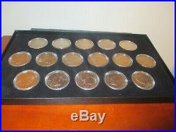 1971-1978 Eisenhower Dollar Set Complete Bu & Proof 16 Coins -nice