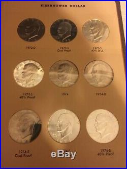 1971-1978 Eisenhower Silver Dollars Complete 32- Coin Set Including Proofs