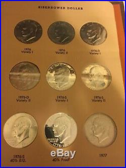 1971-1978 Eisenhower Silver Dollars Complete 32- Coin Set Including Proofs