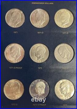 1971-1978 complete eisenhower dollar set