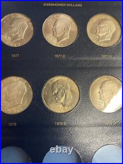 1971-1978 complete eisenhower dollar set