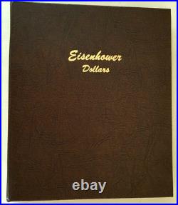 1971 to 1978 P-D-S EISENHOWER DOLLAR COMPLETE 21 COIN SET IN DANSCO ALBUM # 7176