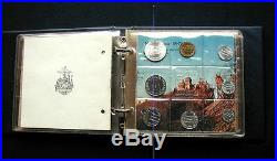 1972/83 Italy SAN MARINO album collection 8 complete sets coins UNC with silver