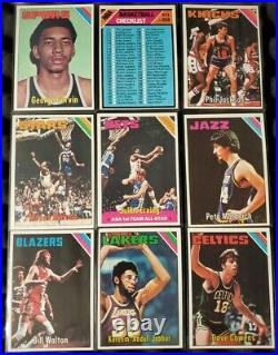 1975-76 Topps Basketball 2/3 Complete Set (225) Ex-Near Mint+ Uncirculated PSA