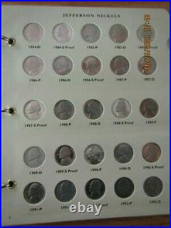 1976 2015 COMPLETE JEFFERSON NICKEL SET INCLUDES ALL 126 Nickels & 42 PROOFS