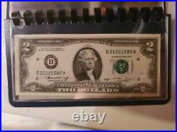 1976 2.00 FRN Complete 12 District Set (Uncirculated) ALL IN CURRENCY BINDER