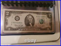 1976 2.00 FRN Complete 12 District Set (Uncirculated) ALL IN CURRENCY BINDER