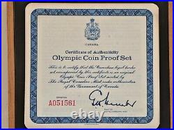 1976 CANADA COMPLETE 28 COIN PROOF SILVER OLYMPIC SET, encapsulated and boxed