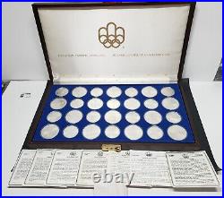 1976 Montreal Olympic Complete Set of 28 Silver Coins