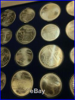 1976 montreal Olympic Coin Set Complete 28 Coin Set sterling silver