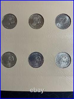 1979-1999 SUSAN B. ANTHONY DOLLAR COMPLETE SET 18 COINS in DANSCO Album withProofs