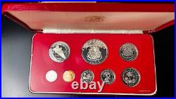 1979 Liberia Silver Proof Complete Set with Original Box and Packaging