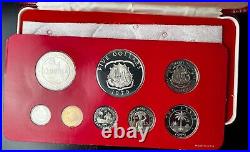 1979 Liberia Silver Proof Complete Set with Original Box and Packaging