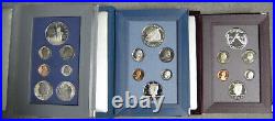 1983 1997 US Mint Prestige Proof Nice Complete Set of 14 With Boxes and COAs