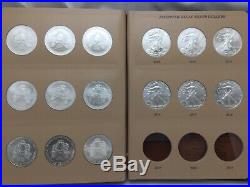 19862018 American Silver Eagle Complete Set In Dansco 33 Coins Uncirculated (b)