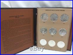 19862018 American Silver Eagle Complete Set In Dansco 33 Coins Uncirculated (e)