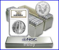 1986 2020 Complete 35 Coin American Silver Eagle Set Ngc Ms 69