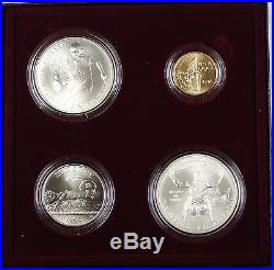 1995-96 Complete U. S. Mint Olympic 32 Coin Commemorative Proof & UNC Set DGH