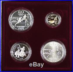 1995-96 Complete U. S. Mint Olympic 32 Coin Commemorative Proof & UNC Set DGH