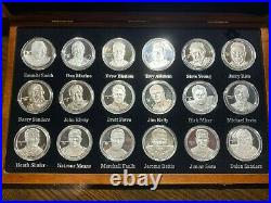 1995 Highland Mint NFL Season Complete 18.999 Fine Silver Coin Set (18 Oz) RARE