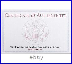 1996 PRESTIGE Proof Set. U. S. Mint Made. Complete & Original. With Box