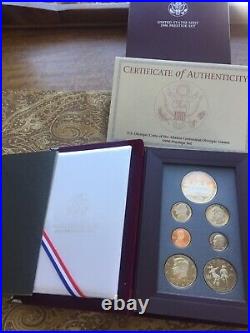 1996-S US Mint Prestige Proof Set Complete & Original - Rare Atlanta Olympics