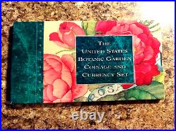 1997 Botanic Garden Coinage And Currency Set Complete With Inner Pamphlet