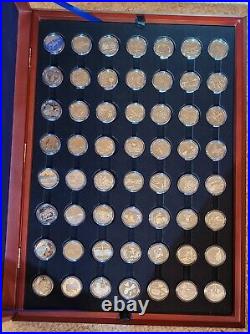 1999-09 State/Territory Clad Proof Quarter Complete Set 56 Coins