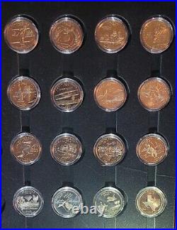 1999-09 State/Territory Clad Proof Quarter Complete Set 56 Coins