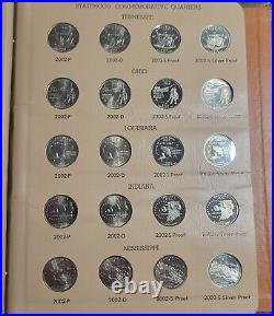 1999-2003 Complete Washington Statehood Quarter Set Including Silver Proofs