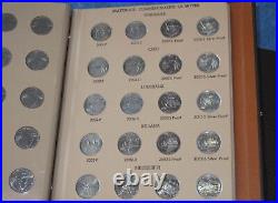 1999-2008PDS & Silver Statehood Quarter Complete 200 Coin Set in Dansco CC0037