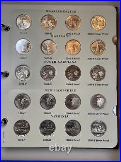 1999 2008 2009 State Quarter Complete Set P D S & SILVER PROOF PDSS 224 Coin