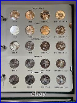 1999 2008 2009 State Quarter Complete Set P D S & SILVER PROOF PDSS 224 Coin