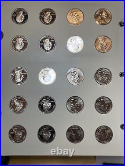 1999 2008 2009 State Quarter Complete Set P D S & SILVER PROOF PDSS 224 Coin